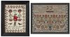 Two 19th Century Framed Needleworks