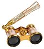 Pair of Lemaire Mother of Pearl and Brass Opera Glasses