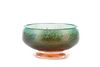 Cinquilli Iridescent Footed Blown Glass Bowl