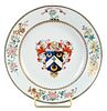 Chinese Export Armorial Porcelain Plate, Craigie
