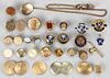 BYRD FAMILY, ROCKINGHAM CO., SHENANDOAH VALLEY OF VIRGINIA AND RELATED ANTIQUE / VINTAGE GOLD AND OTHER MEN'S JEWELRY, LOT OF 30 PIECES