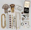 ANTIQUE / VINTAGE COSTUME JEWELRY, UNCOUNTED LOT