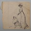 Raymond Duchamp-Villon (1876-1918): Femme avec chien