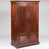 Anglo-Indian Carved Hardwood Armoire