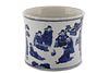 Kangxi Marked Chinese Porcelain Brush Pot