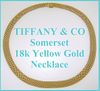 Tiffany & Co Somerset 18k Yellow Gold Necklace