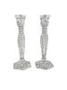 PAIR OF WATERFORD BETHANY CANDLESTICKS 10"H