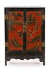 Small Chinese Lacquered & Japanned Cabinet