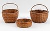 Vintage American Hand-Woven Baskets, 3