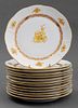 Herend Porcelain Chinese Bouquet Dinner Plates 13