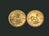 (2) South Africa Gold Krugerrands.