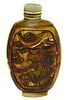 Chinese hardstone carved snuff bottle