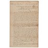 Alexander Hamilton Twice-Signed Autograph Document