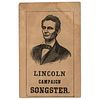 Abraham Lincoln 1864 Campaign Songster Booklet