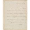 James Madison Autograph Letter Signed as President