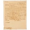 James Madison Autograph Letter Signed
