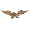 American Carved and Giltwood Eagle Wall Panel