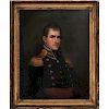 Portrait of An American Militia Officer, Attributed to Ezra Ames (1768-1836)