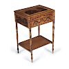 New England Federal Schoolgirl-Decorated Sewing Table