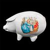 Josephine Rabbit Wedgwood Porcelain Pig Money Bank