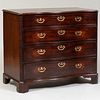 George III Mahogany Serpentine-Front Chest of Drawers