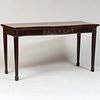 Late George III Carved Mahogany Serving Table