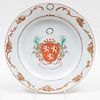 Chinese Export Porcelain Scottish Charger with Arms of Ross of Balnagowan Castle