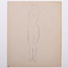 Henri Matisse (1869-1954): Nu, bras levés