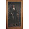 Monumental Portrait of Abraham Lincoln by Rudolf Tschudi (Swiss-American, 1855-1923)
