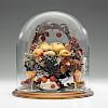 Victorian Wax Fruit Parlor Dome