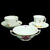 Grouping of Five Vintage Porcelain Tableware