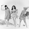 UNWORN OP ART PAPER CAPER MINI DRESS, AMERICA, 1966