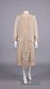 ELABORATE SILK CREPE DOWAGER DRESS, 1920s