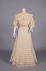 LACE & SATIN TEA DRESS, c. 1906