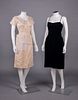 TWO COCKTAIL DRESSES, AMERICA, 1950s