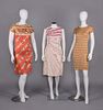 THREE PUCCI DAY DRESSES, ITALY, 1960 & 1969