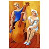 Yuroz, "The Cello" Hand Signed Limited Edition Ser
