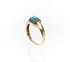 14K Blue Stone Sapphire Ring