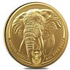 (15) 2022 South Africa Big 5 Elephant .9999 Gold 1 ozt