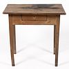 VIRGINIA (NOW WEST VIRGINIA) OR WESTERN MARYLAND FEDERAL WALNUT STAND TABLE