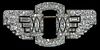 Signed LaCloche Art Deco Diamond Brooch