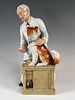 VINTAGE VETERINARIAN WITH COLLIE ENGLISH FIGURINE ROYAL DOULTON