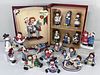 RAGGEDY ANN AND ANDY ENESCO FIGURES AND DISPLAY BOX