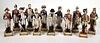 12 Scheibe Alsbach Porcelain Napoleonic Figures