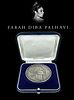 A Persian Royal Queen Farah Pahlavi Silver Medal By Italian Artist Giano Menico