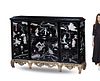 A Fine Large Chinese Chinoiserie Lacquer Cabinet