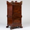 Regency Gilt-Metal-Mounted Mahogany Pedestal Cabinet, In the Manner of Thomas Hope