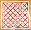 Sawtooth patchwork quilt, late 19th c.