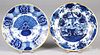 Two Delftware plates, 18th c.