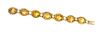 A Victorian Yellow Gold and Citrine Bracelet, 19.30 dwts.